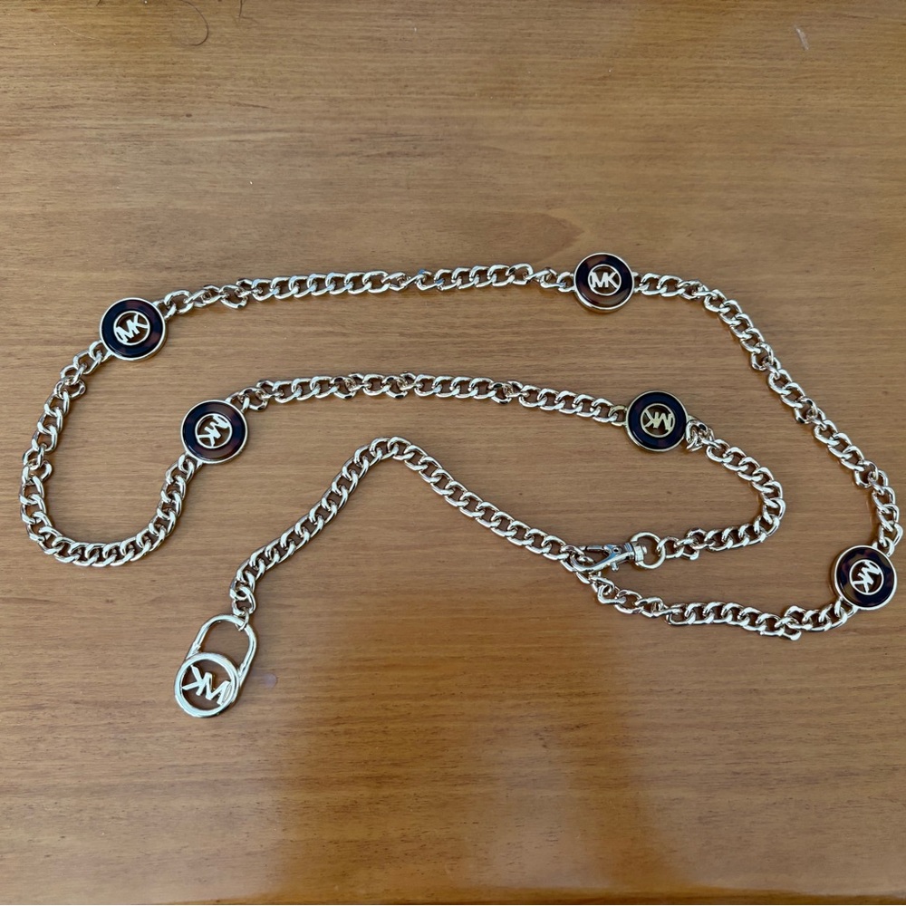 Michael Kors Chain Logo Belt